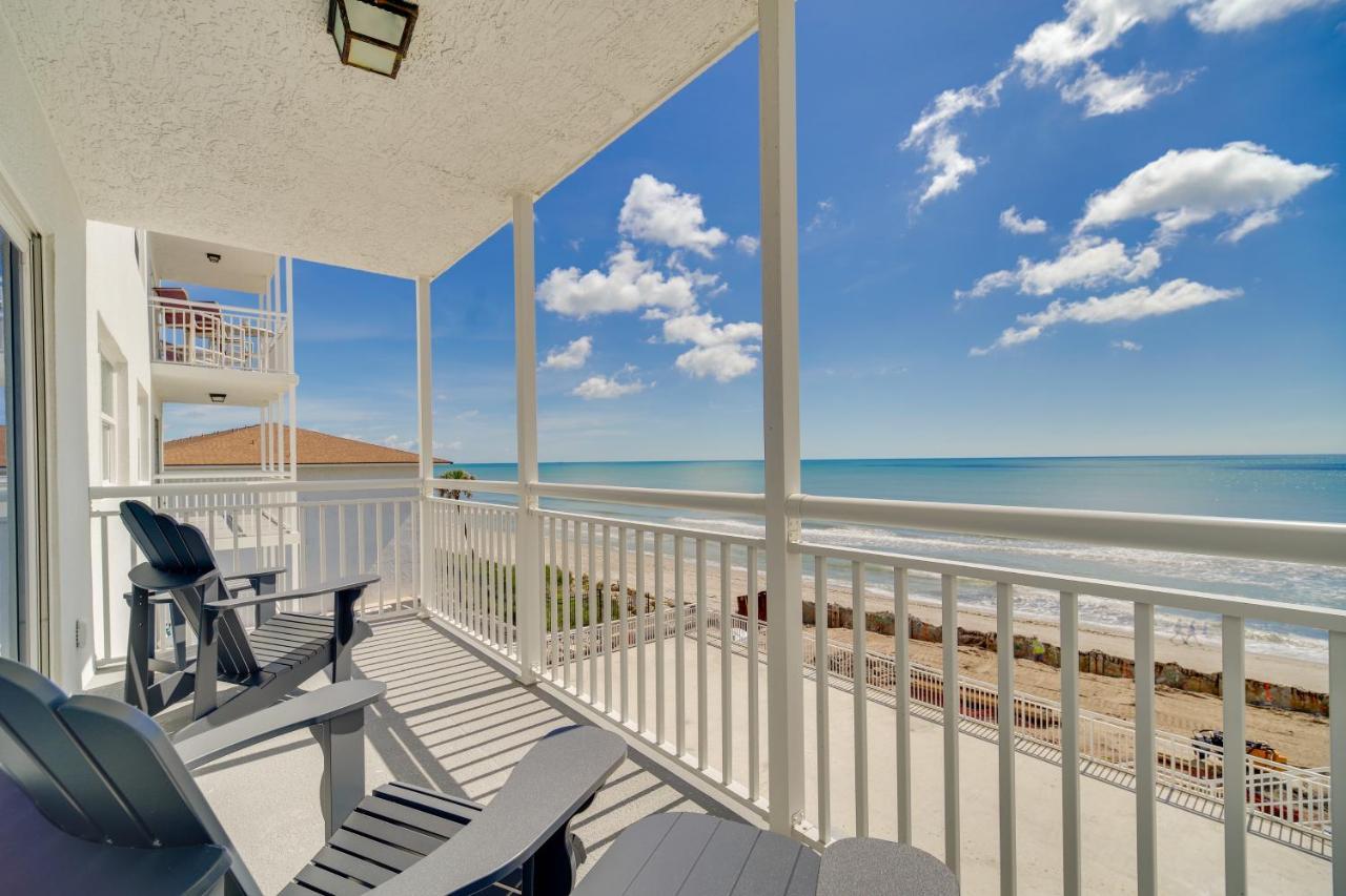 Oceanfront Satellite Beach Condo With Balcony, Views Exteriör bild
