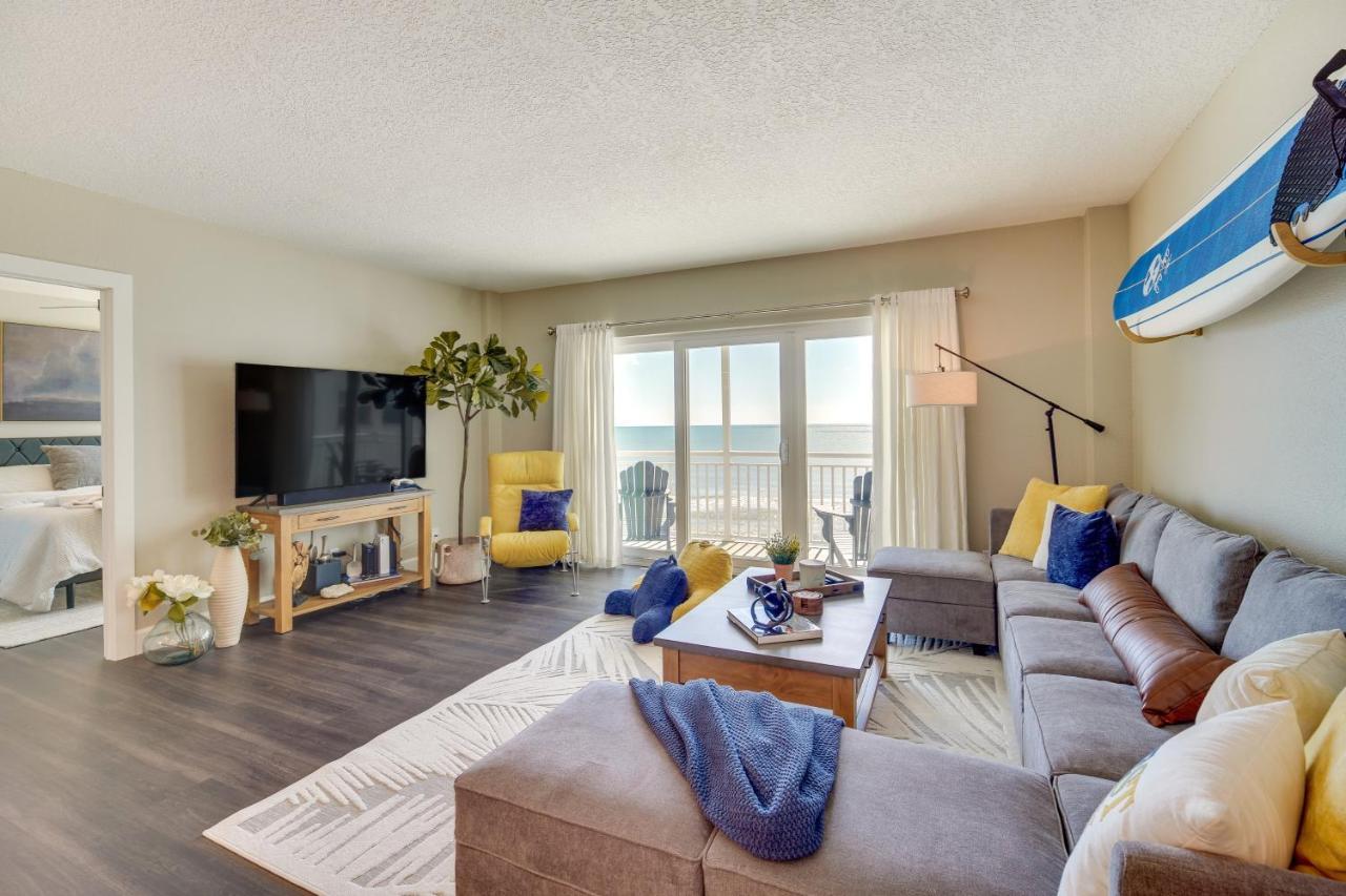 Oceanfront Satellite Beach Condo With Balcony, Views Exteriör bild