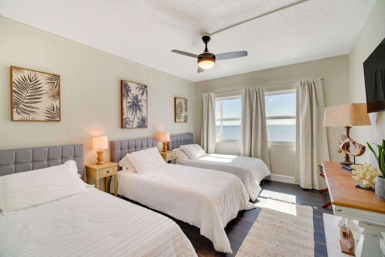 Oceanfront Satellite Beach Condo With Balcony, Views Exteriör bild